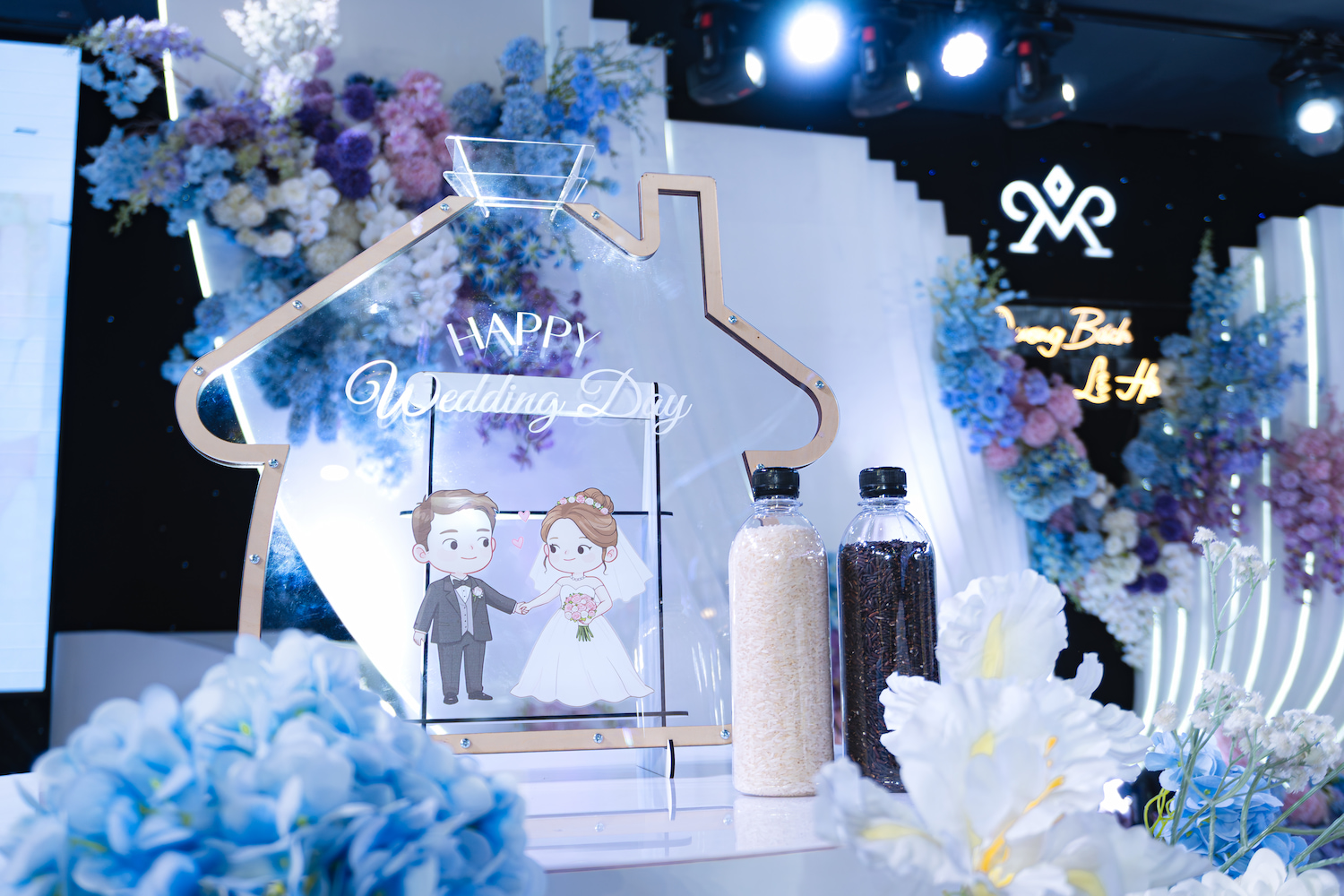 Tặng nghi thức cưới rót gạo thổi cơm chung